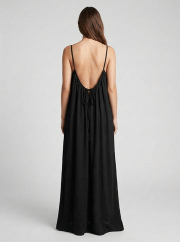 Backless Soft Loungewear Dress for Women